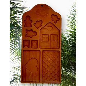 Vintage Country Home Collection Gingerbread House Bakeware Mold